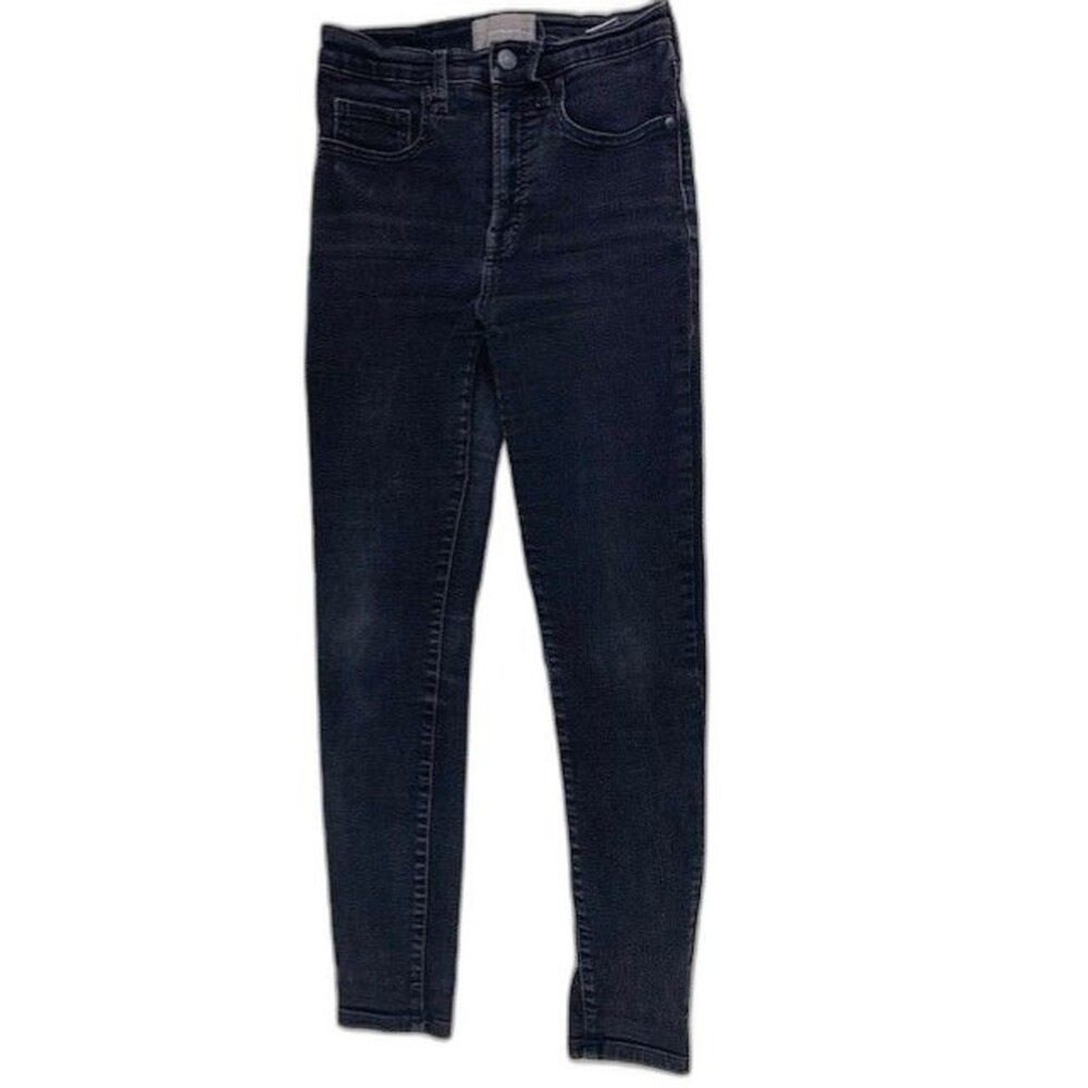 Everlane Size 27 Womens Jeans Skinny Mid Rise Stretch Black